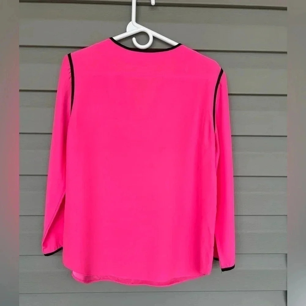 Amanda Richard Blouse 👚 100 % Silk Sz M - Picture 3 of 7